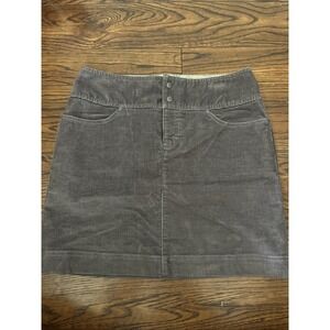 Athleta Skirt Size‎ 4 Tall Short Purple Corduroy Pockets